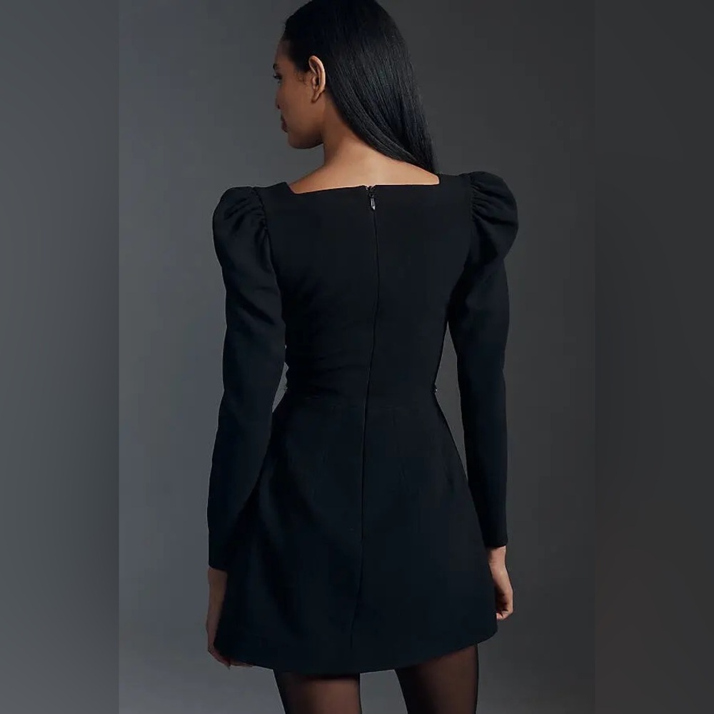 HELSI Crystal Bow Mini Dress in Black with Silver Accents Size XS NWT - Picture 4 of 7